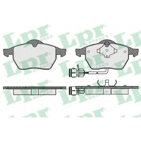 05P453  LPR Колодки тормозные  AUDI 100, A4